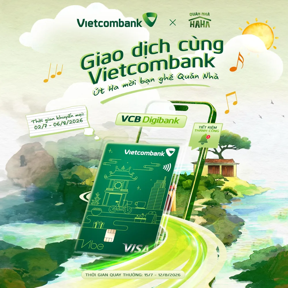 "Giao dịch cùng Vietcombank - Út Ha mời bạn ghé Quán Nhà" mang đến hành trình kết nối giữa trải nghiệm số và những đặc quyền văn hóa - giải trí dành cho khách hàng