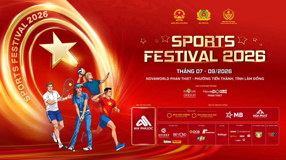 Sports Festival 2026 dự kiến quy tụ khoảng 17.000 vận động viên và khách mời