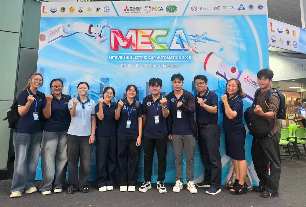 Sinh viên Đại học Trà Vinh đoạt Giải Ba cuộc thi MECA 2026
