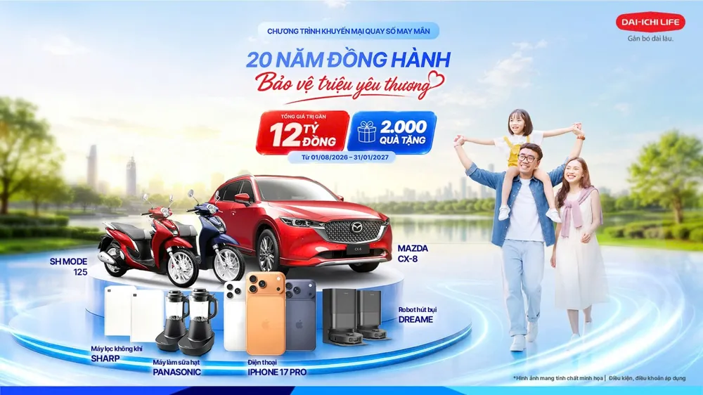 Dai-ichi Life Việt Nam: 20 năm đồng hành bảo vệ triệu yêu thương
