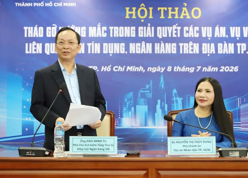 Tiến sĩ Đào Minh Tú, Phó Chủ tịch kiêm Tổng thư ký VNBA. Ảnh: Thời báo ngân hàng