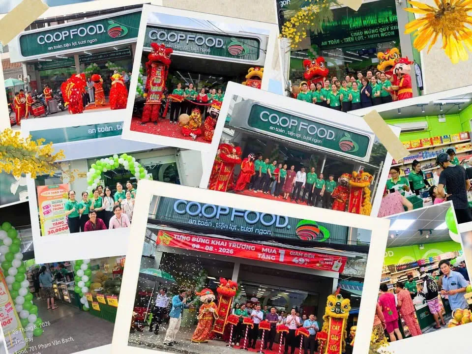 Co.op Food đồng loạt làm mới 8 cửa hàng
