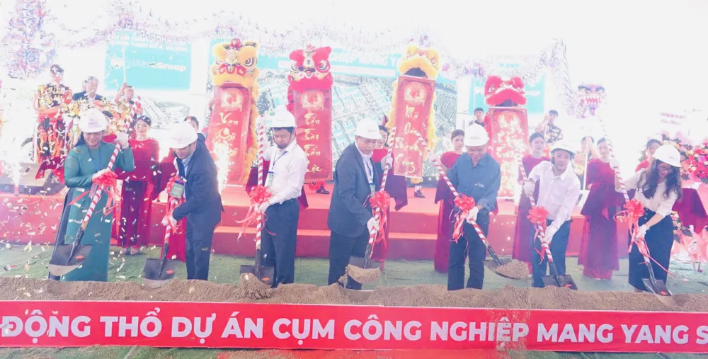 Lễ động thổ Dự án Cụm Công nghiệp Mang Yang số 2 tại Gia Lai ngày 12-8