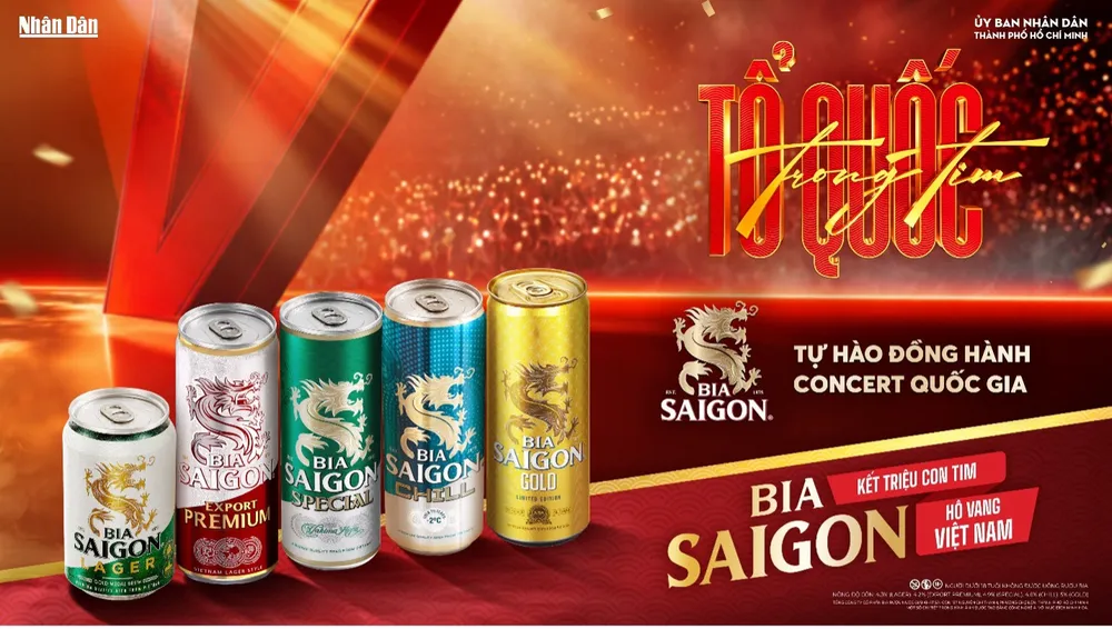 Bia Saigon đồng hành cùng “Concert quốc gia” Tổ quốc trong tim 2026