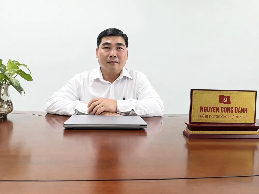 Ông Nguyễn Công Danh, Phó Bí thư Thường trực Đảng ủy xã Dầu Tiếng