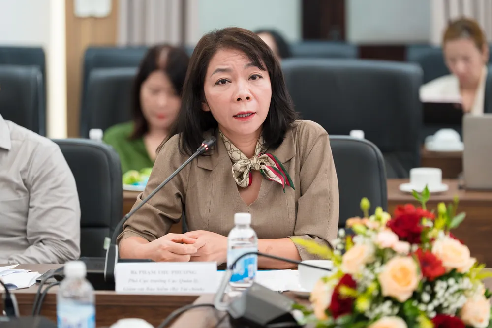 Bà Phạm Thu Phương, Phó Cục trưởng Cục Quản lý, giám sát bảo hiểm, Bộ Tài chính.jpg