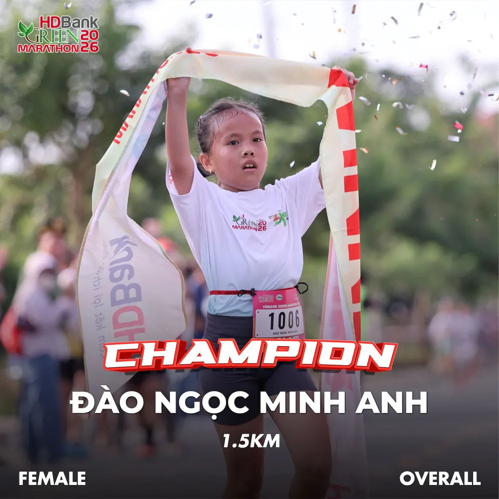HDBank Green Marathon 2026: Những màn bứt tốc ấn tượng trên cung đường xanh Cần Giờ