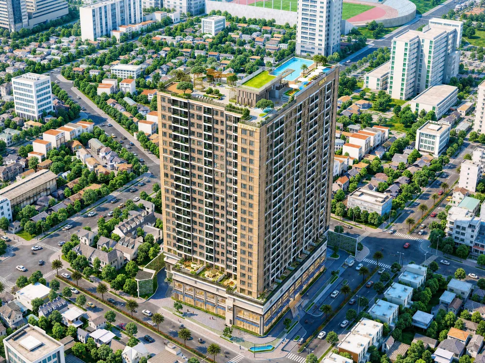 Phối cảnh dự án Legacy 66 với 2 mặt tiền đường lớn Tân Thành và Đỗ Ngọc Thạnh. Ảnh: Chủ đầu tư