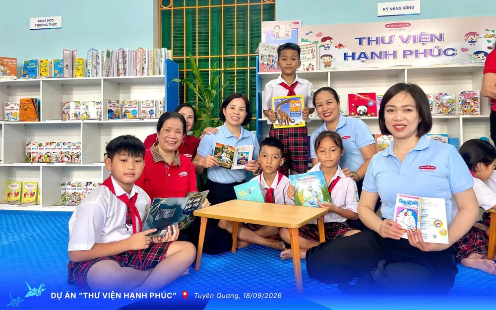 Khép lại hành trình dự án “Thư viện Hạnh phúc”