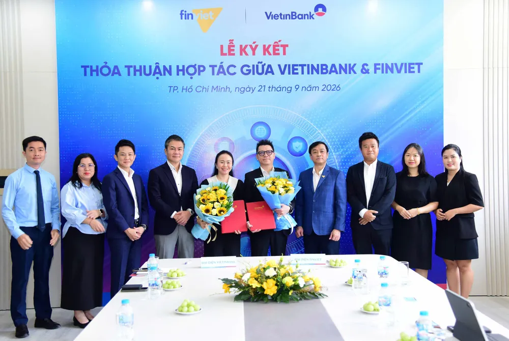 Lễ ký kết Thảo thuận hợp tác giữa VietinBank và FinViet