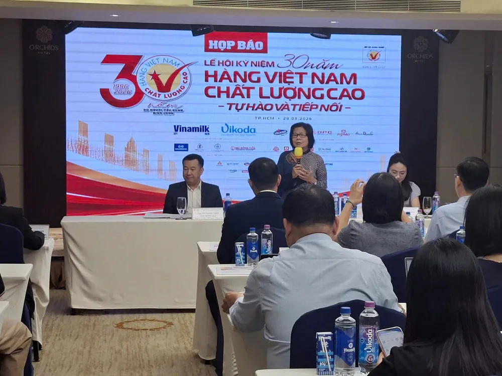 Lễ hội kỷ niệm 30 năm Hàng Việt Nam Chất lượng cao