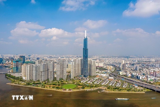 胡志明市的一角。图自越通社