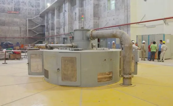 Tổ máy số 2 Thủy điện Trung Sơn (Thanh Hóa) ngày 21-3-2017 phát điện hòa lưới điện Quốc gia