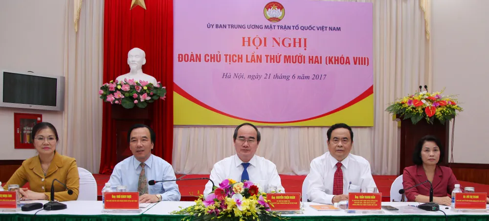 Hội nghị Đoàn Chủ tịch Ủy ban TƯ MTTQ Việt Nam chiều 21-6