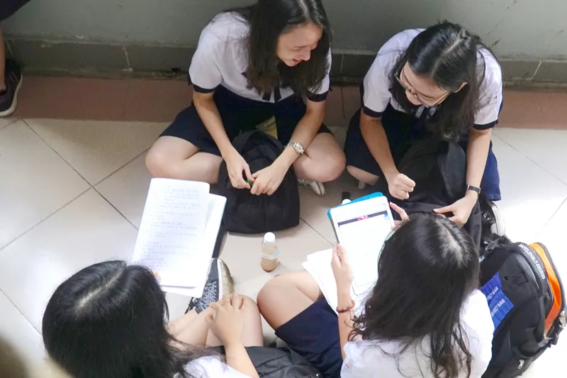 Kỳ thi THPT quốc gia năm 2017: Thí sinh hào hứng với đề thi môn Ngữ văn  ảnh 1