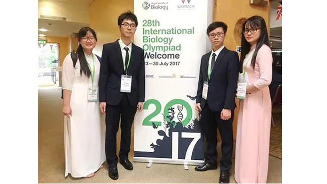 Đội tuyển thi Olympic sinh học quốc tế 2017