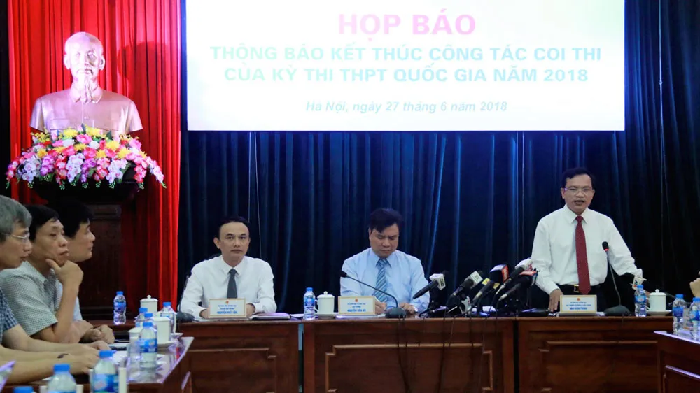 Kỳ thi 2018 chỉ có 77 thí sinh vi phạm quy chế thi ảnh 1