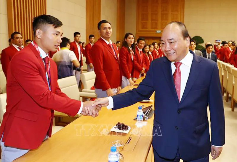 Thành tích của đoàn thể thao là xuất sắc, thể hiện màu cờ sắc áo ảnh 3