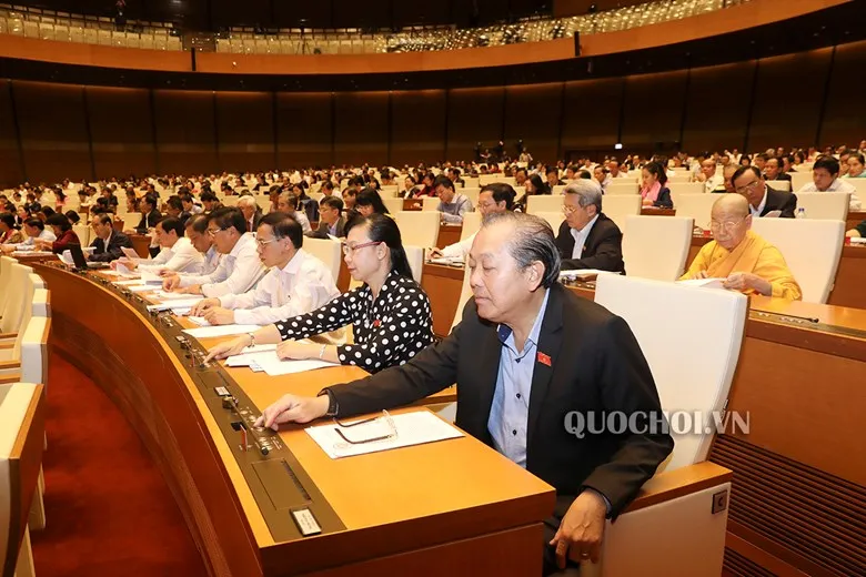 ĐBQH bấm nút thông qua luật