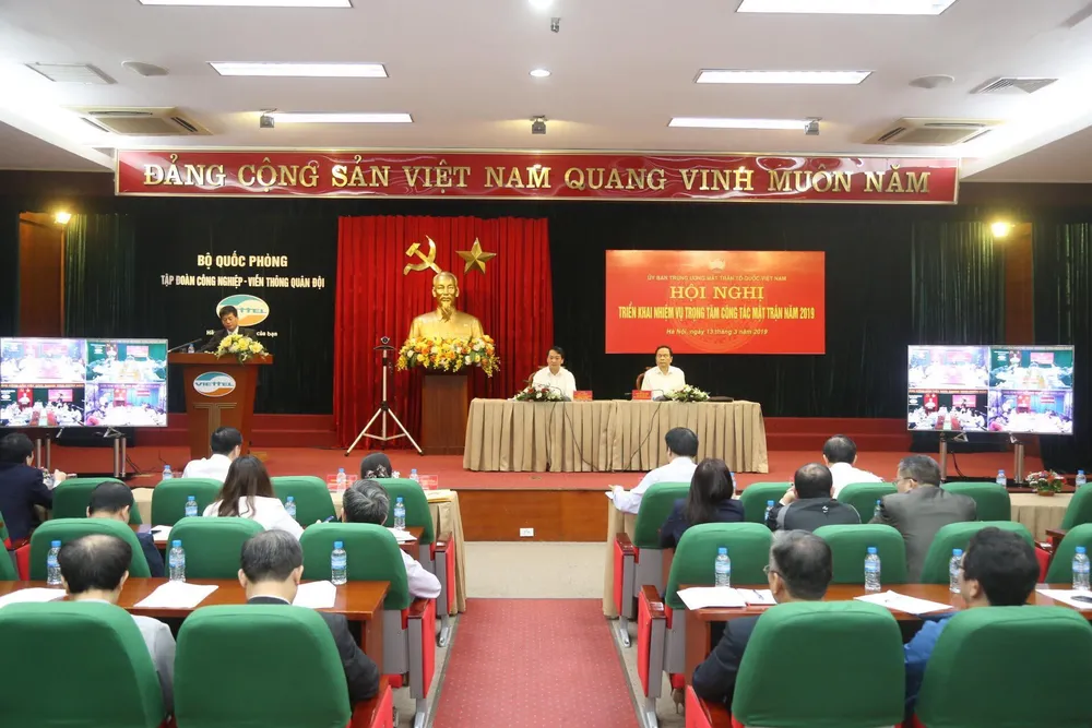 Hội nghị triển khai công tác mặt trận năm 2019