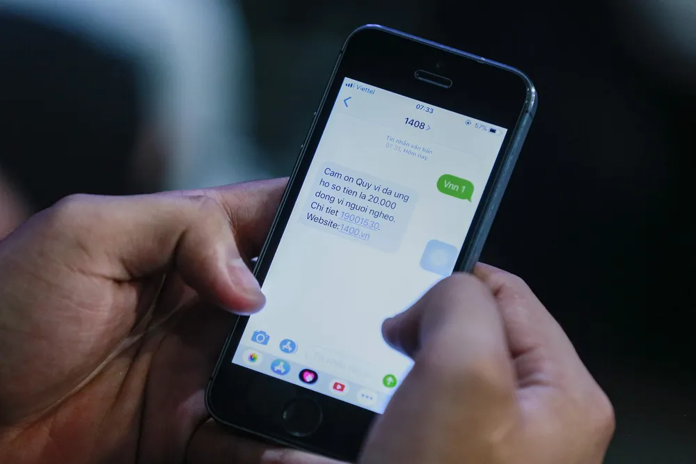 Phát động nhắn tin ủng hộ người nghèo trên Cổng nhân đạo 1400 ảnh 2