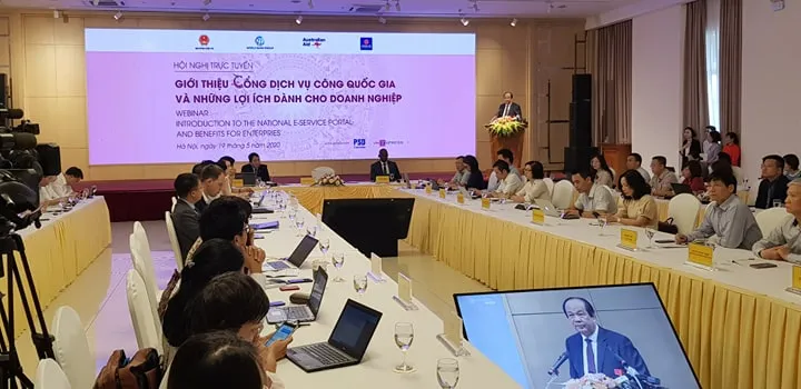Hội nghị trực tuyến “Giới thiệu Cổng Dịch vụ công Quốc gia và các lợi ích dành cho doanh nghiệp