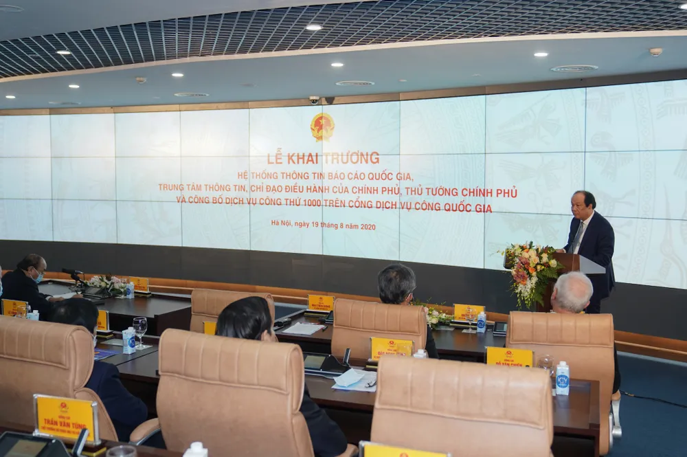 Khai trương Hệ thống thông tin báo cáo quốc gia ảnh 1