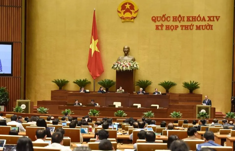 Quốc hội họp phiên toàn thể. Ảnh: QUANG PHÚC