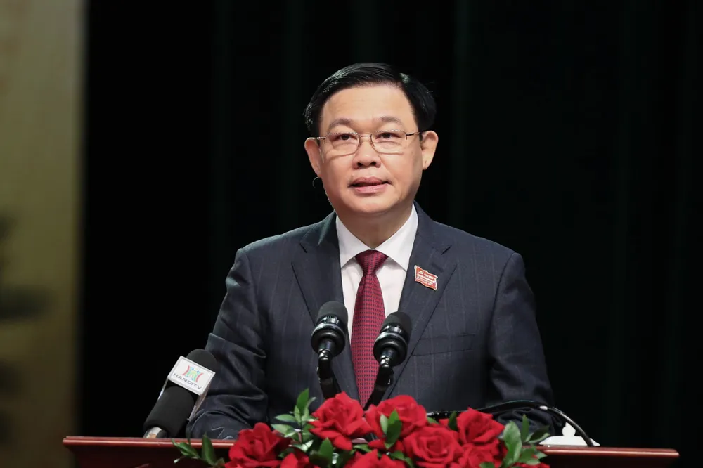 Đồng chí Vương Đình Huệ được giới thiệu để bầu Chủ tịch Quốc hội ảnh 1