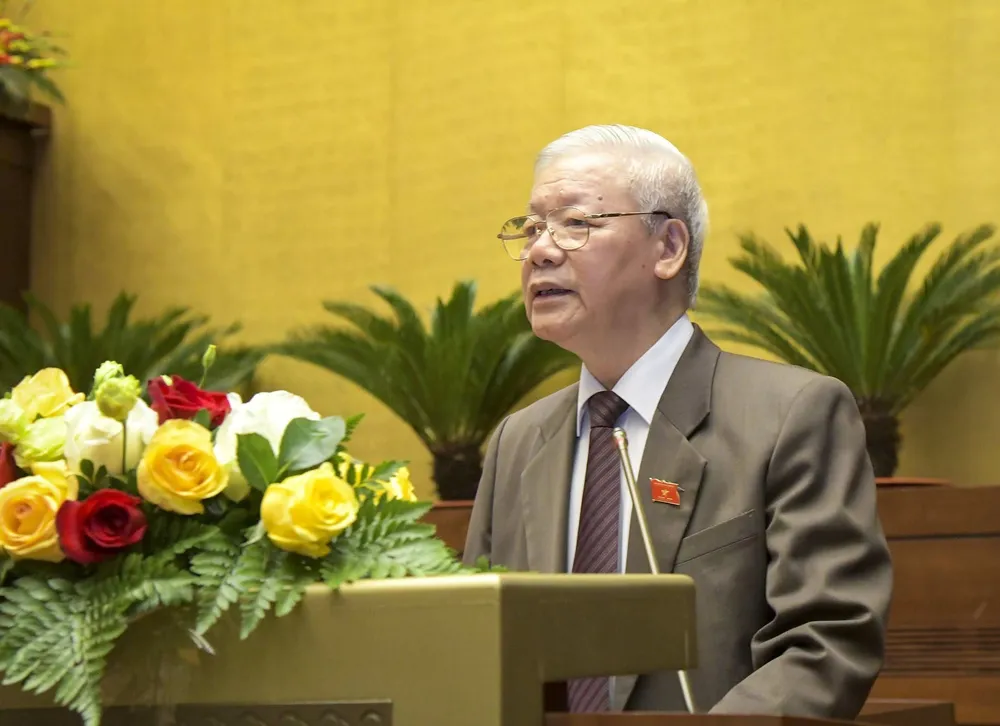 Trình miễn nhiệm Thủ tướng Nguyễn Xuân Phúc để giới thiệu bầu Chủ tịch nước ảnh 1