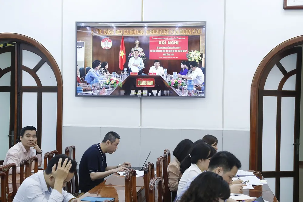 Kiểm tra, giám sát công tác phục vụ bầu cử: Giải quyết kịp thời những vướng mắc từ cơ sở ảnh 1