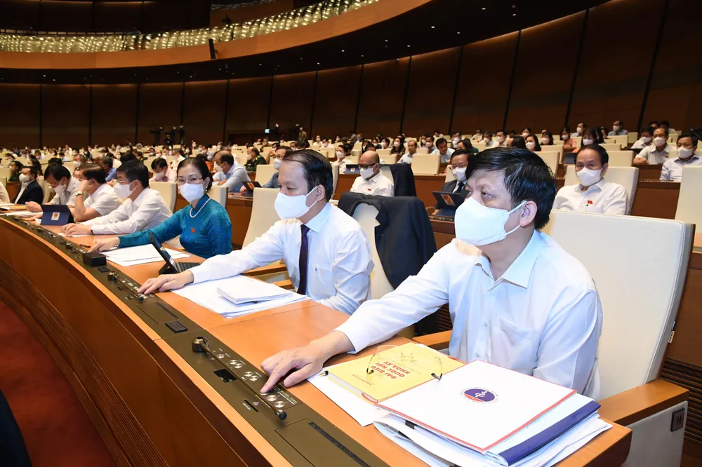 Họp Quốc hội ngày 28-7. ẢNH: QUANG PHÚC