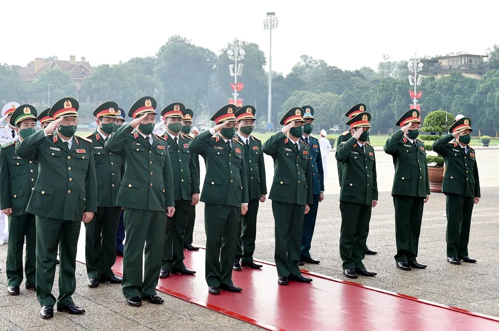 Lãnh đạo Đảng, Nhà nước vào Lăng viếng Chủ tịch Hồ Chí Minh ảnh 3