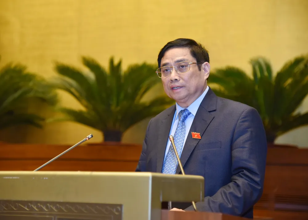 Chính phủ báo cáo Quốc hội: Đẩy nhanh tiến độ bao phủ tiêm vaccine, mục tiêu năm 2022 GDP đạt khoảng 6 - 6,5% ảnh 2