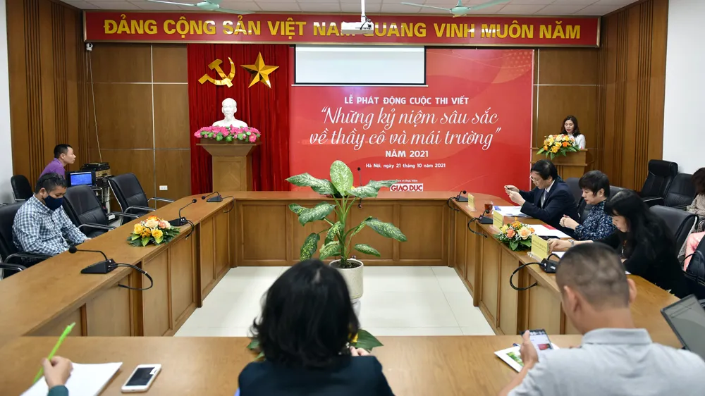 Thi viết “Những kỷ niệm sâu sắc về thầy cô và mái trường mến yêu” năm 2021 ảnh 1
