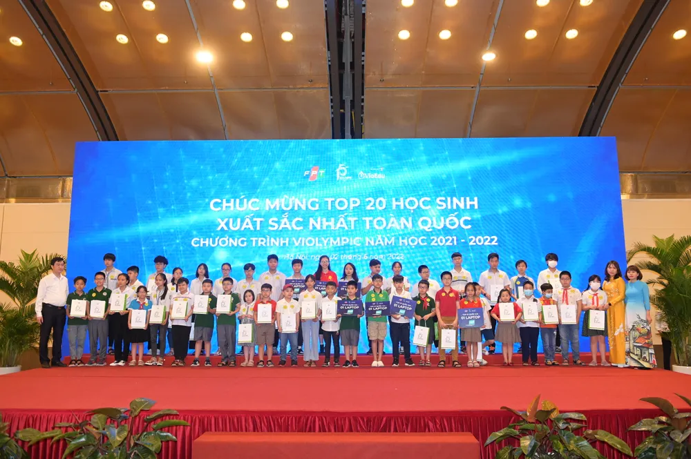 Hơn 7.400 học sinh đoạt giải quốc gia Violympic 2021 - 2022 ảnh 1