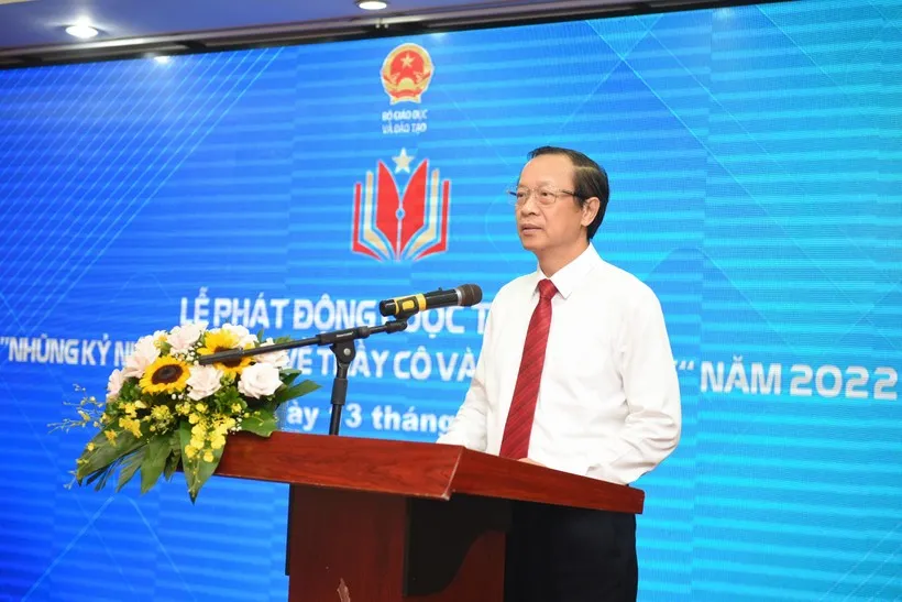 Phát động cuộc thi viết “Những kỷ niệm sâu sắc về thầy cô và mái trường” năm 2022 ảnh 2