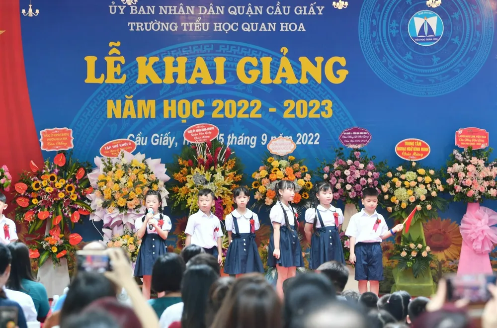 23 triệu học sinh cả nước nô nức dự khai giảng năm học 2022-2023  ​ ảnh 5