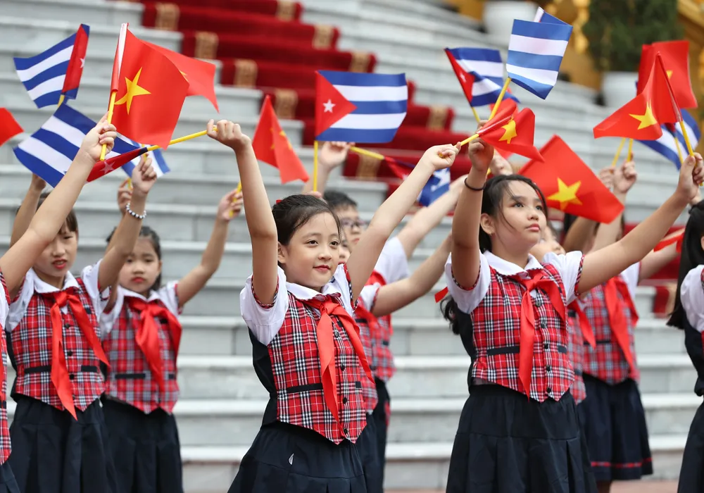 Thủ tướng Phạm Minh Chính chủ trì lễ đón chính thức Thủ tướng Cuba ảnh 2