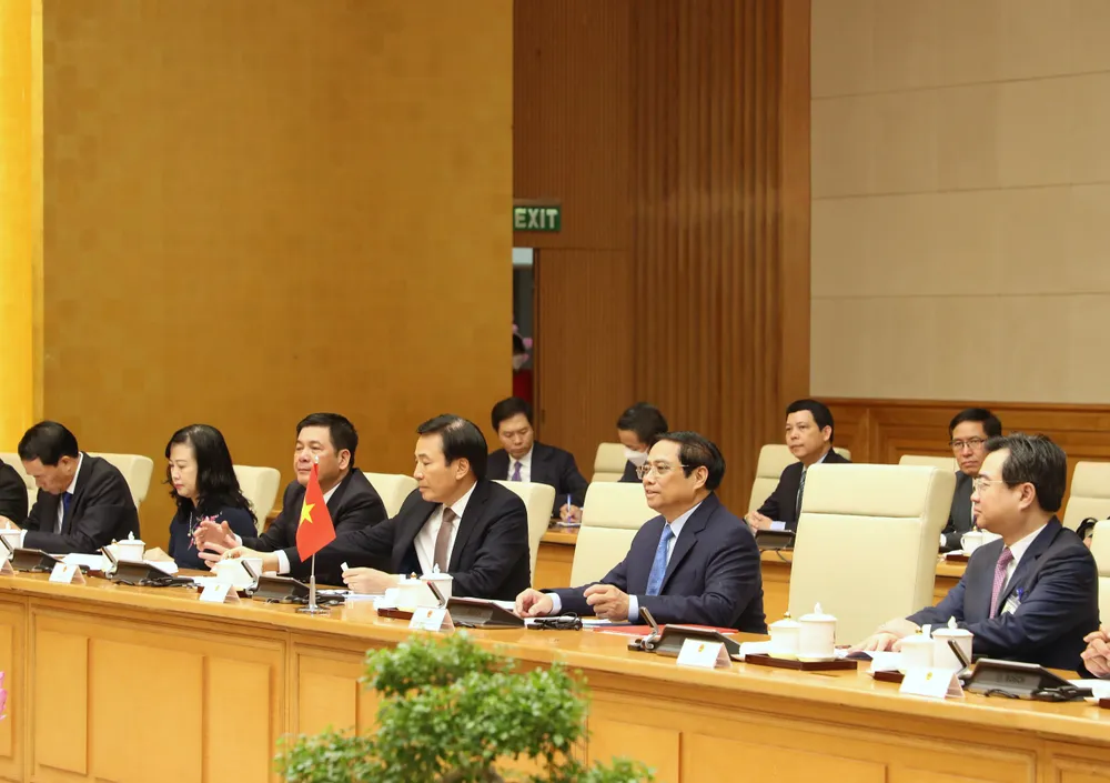 Thủ tướng Phạm Minh Chính chủ trì lễ đón chính thức Thủ tướng Cuba ảnh 5