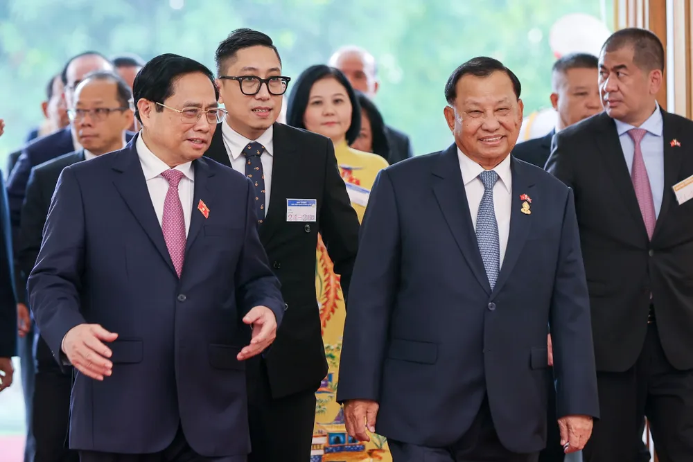 Thủ tướng Phạm Minh Chính hội kiến Chủ tịch Thượng viện Campuchia ảnh 3