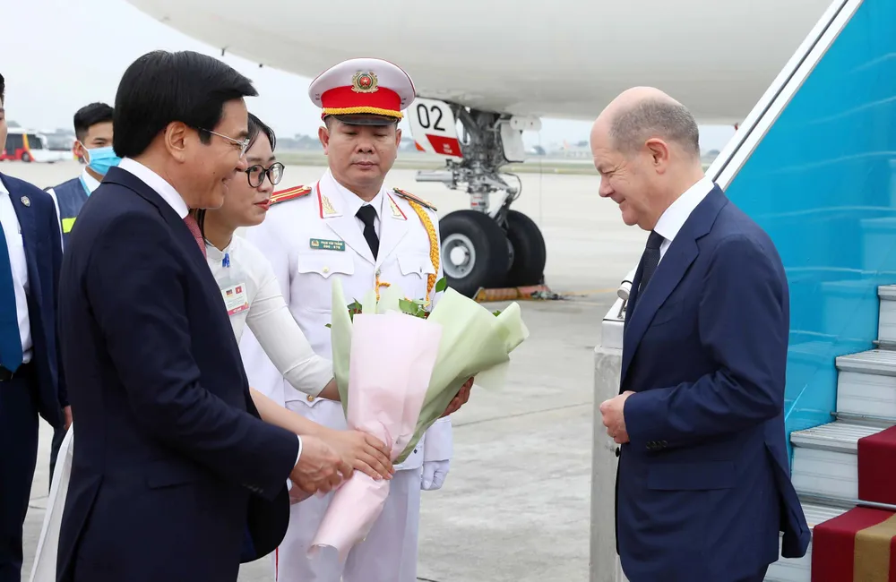 Thủ tướng Đức Olaf Scholz thăm chính thức Việt Nam  ​ ảnh 1