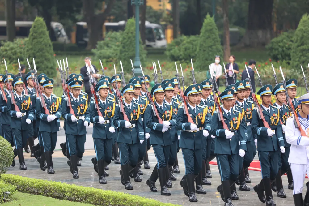 Thủ tướng Phạm Minh Chính chủ trì lễ đón Thủ tướng Đức Olaf Scholz ảnh 5