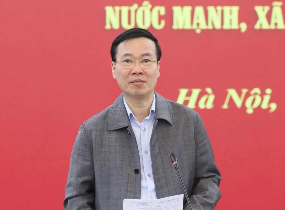 Đồng chí Võ Văn Thưởng: Cán bộ mặt trận phải là người dám bày tỏ tiếng nói từ thực tiễn ảnh 2