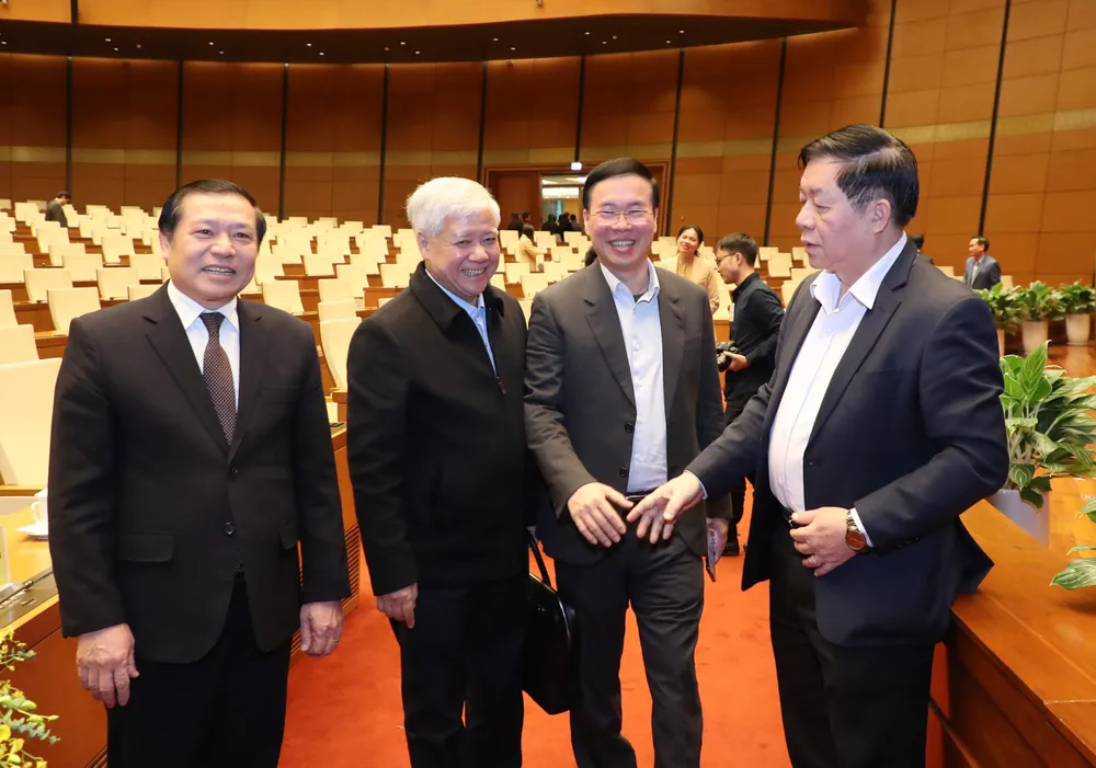 Đồng chí Võ Văn Thưởng: Kịp thời bố trí lại cán bộ bị kỷ luật, năng lực hạn chế, uy tín giảm sút  ​  ​ ảnh 1