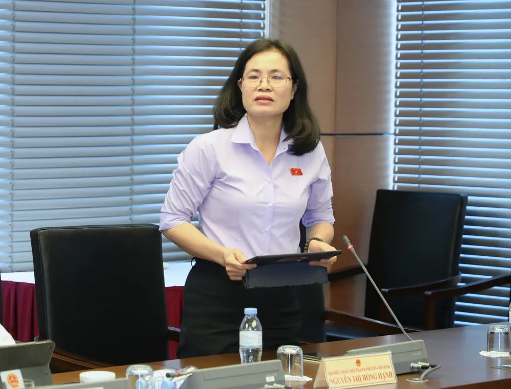 ĐB Nguyễn Thị Hồng Hạnh (TPHCM). Ảnh: QUANG PHÚC ĐB Nguyễn Thị Hồng Hạnh (TPHCM). Ảnh: QUANG PHÚC