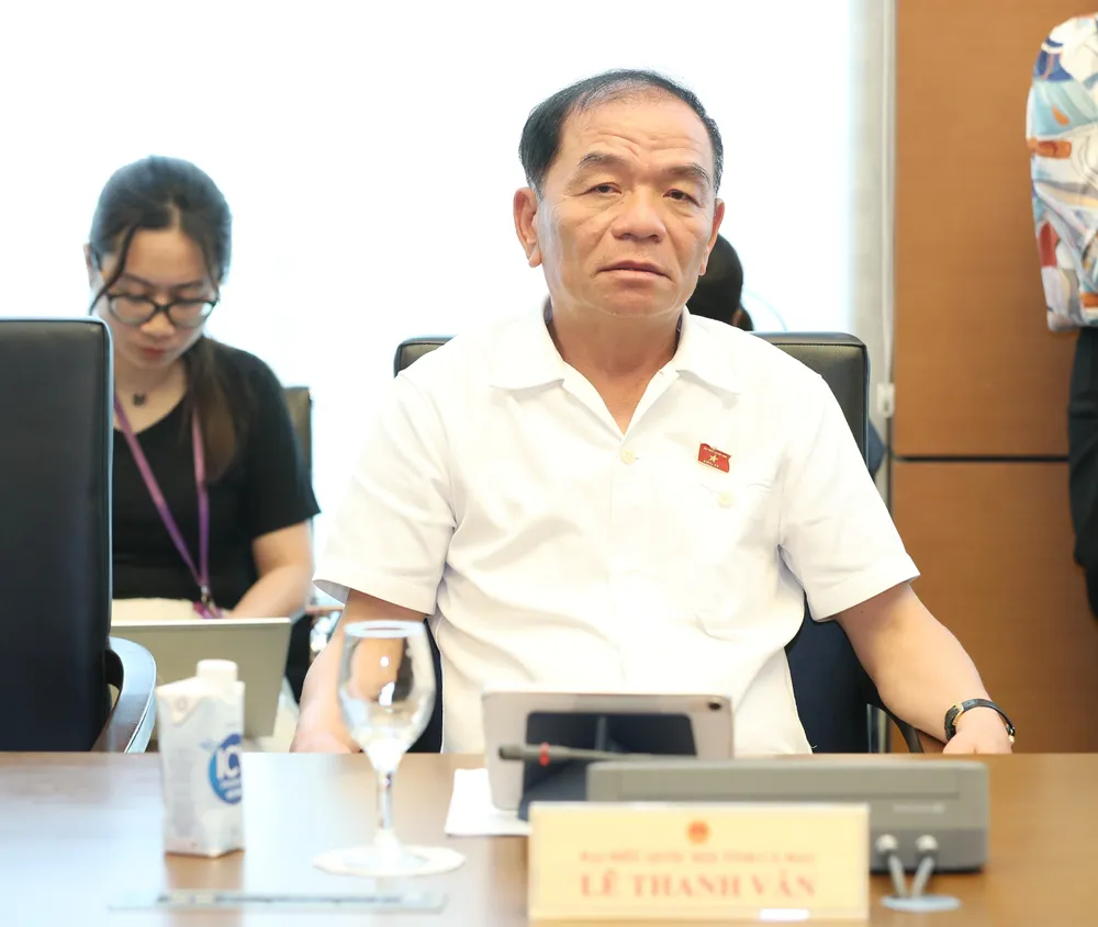 ĐB Lê Thanh Vân (Cà Mau). Ảnh: VIẾT CHUNG ĐB Lê Thanh Vân (Cà Mau). Ảnh: VIẾT CHUNG