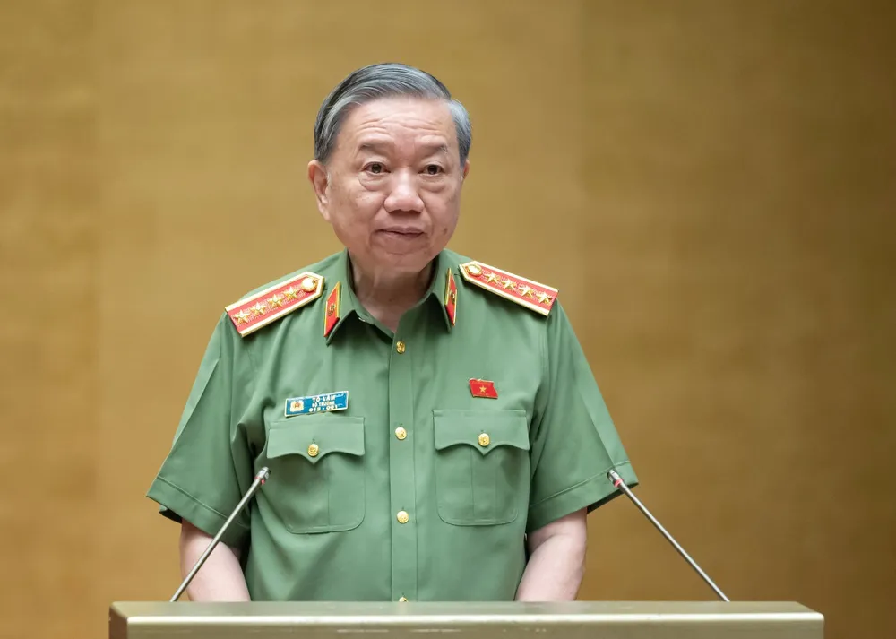 Bộ trưởng Bộ Công an Tô Lâm. Ảnh: QUANG PHÚC