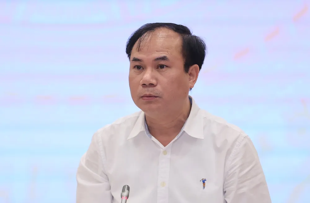 Thứ trưởng Bộ Xây dựng Nguyễn Văn Sinh. Ảnh: VIẾT CHUNG