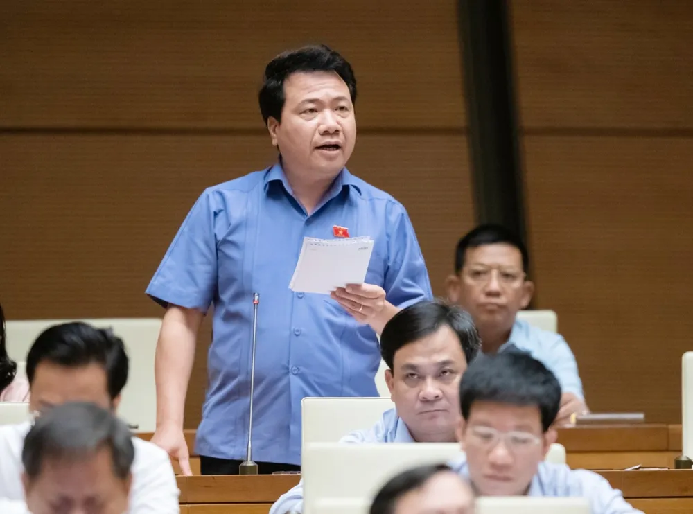 Đại biểu Ngô Trung Thành (Đắk Lắk). Ảnh: QUANG PHÚC